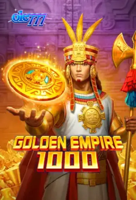Tampilan visual slot Golden Empire 1000 dengan tema piramida dan artefak kuno.